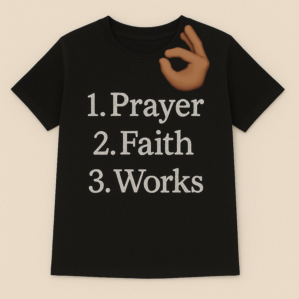 Prayer, Faith, Works tee